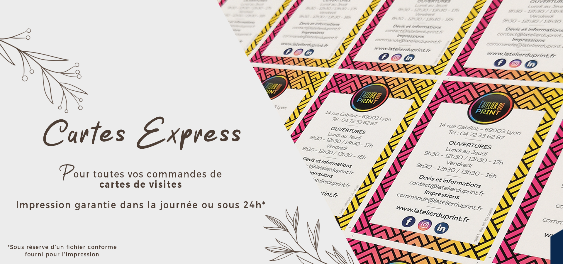 Slide Cartes express